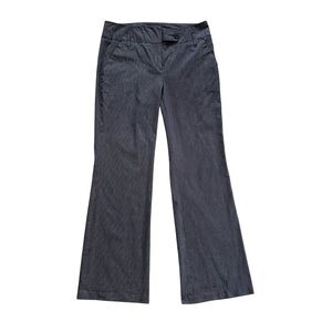 Y2K Smart Set Flared Pinstripe Railway Dress Pants